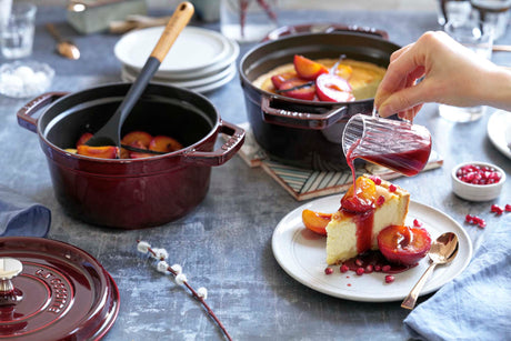 Staub Cast Iron 2.75-qt Round Cocotte, Dutch Oven - Grenadine