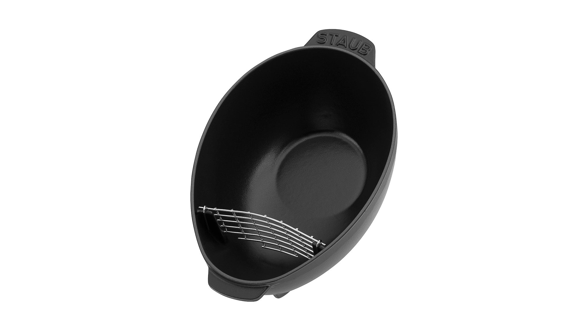 Staub Cast Iron 2-qt Mussel Pot - Matte Black