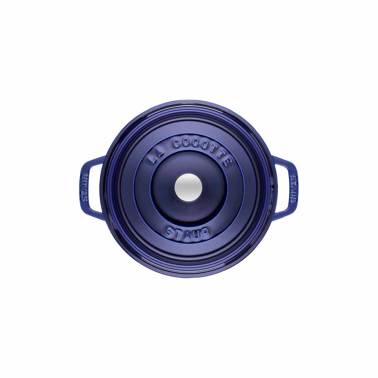 Staub Cast Iron 5.5-qt Round Cocotte, Dutch Oven - Dark Blue