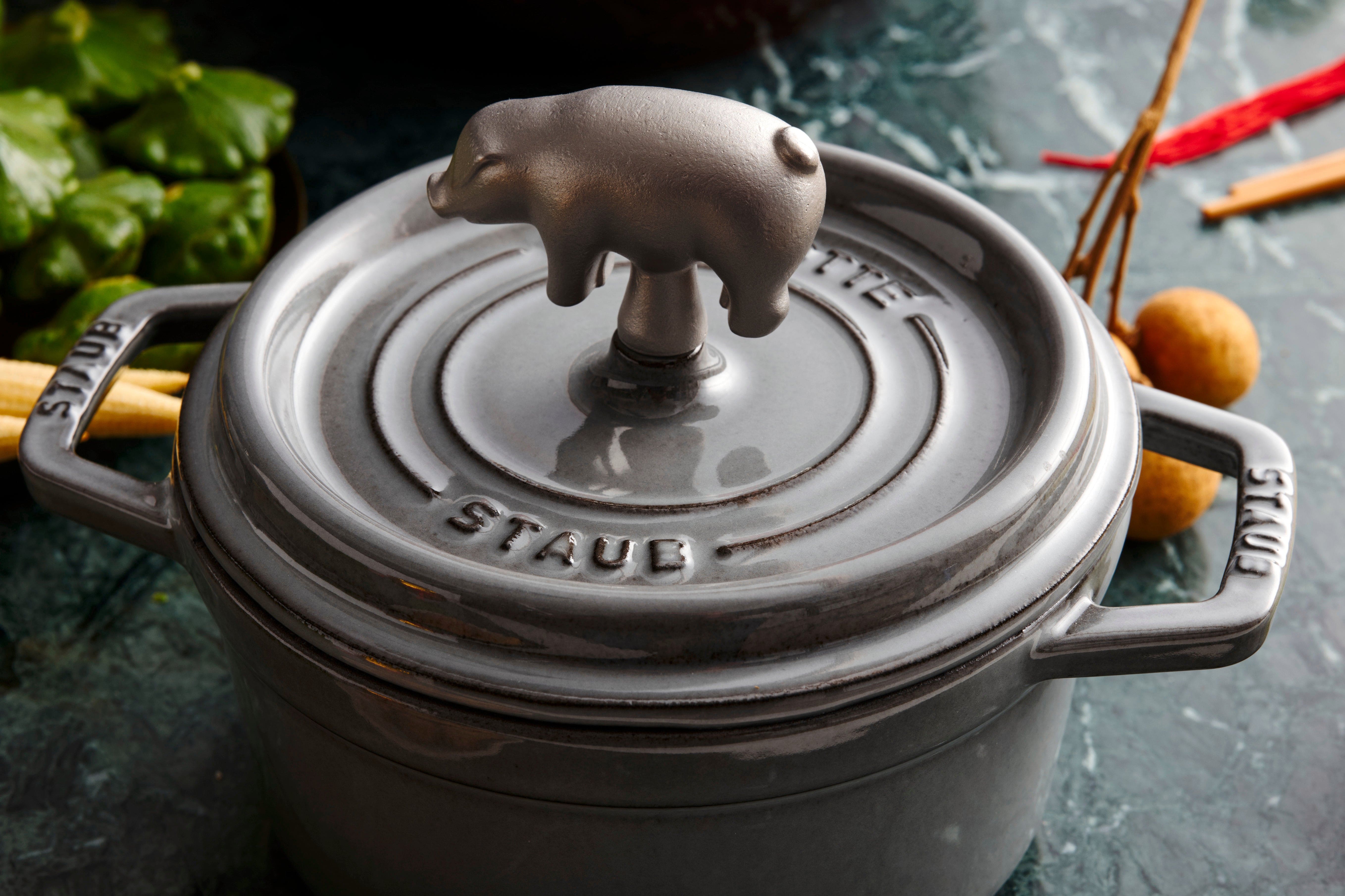 Staub Animal Knob - Pig