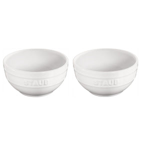 Staub Ceramic 2-pc Prep Bowl Set - White