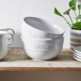 Staub Ceramic 2-pc Large Universal Bowl Set - White
