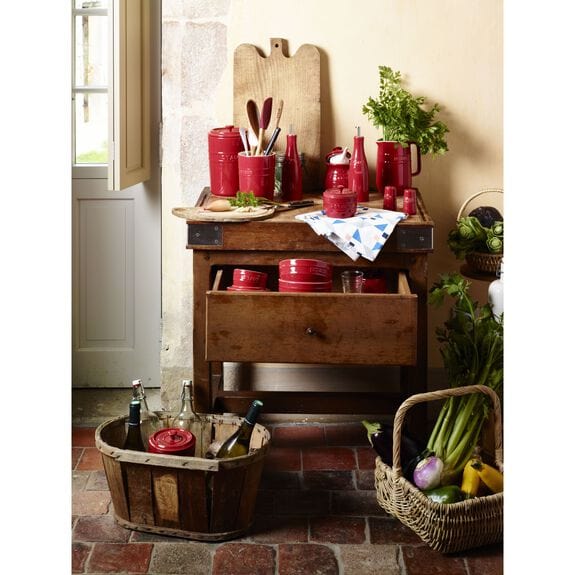 Staub Ceramic Utensil Holder - Cherry