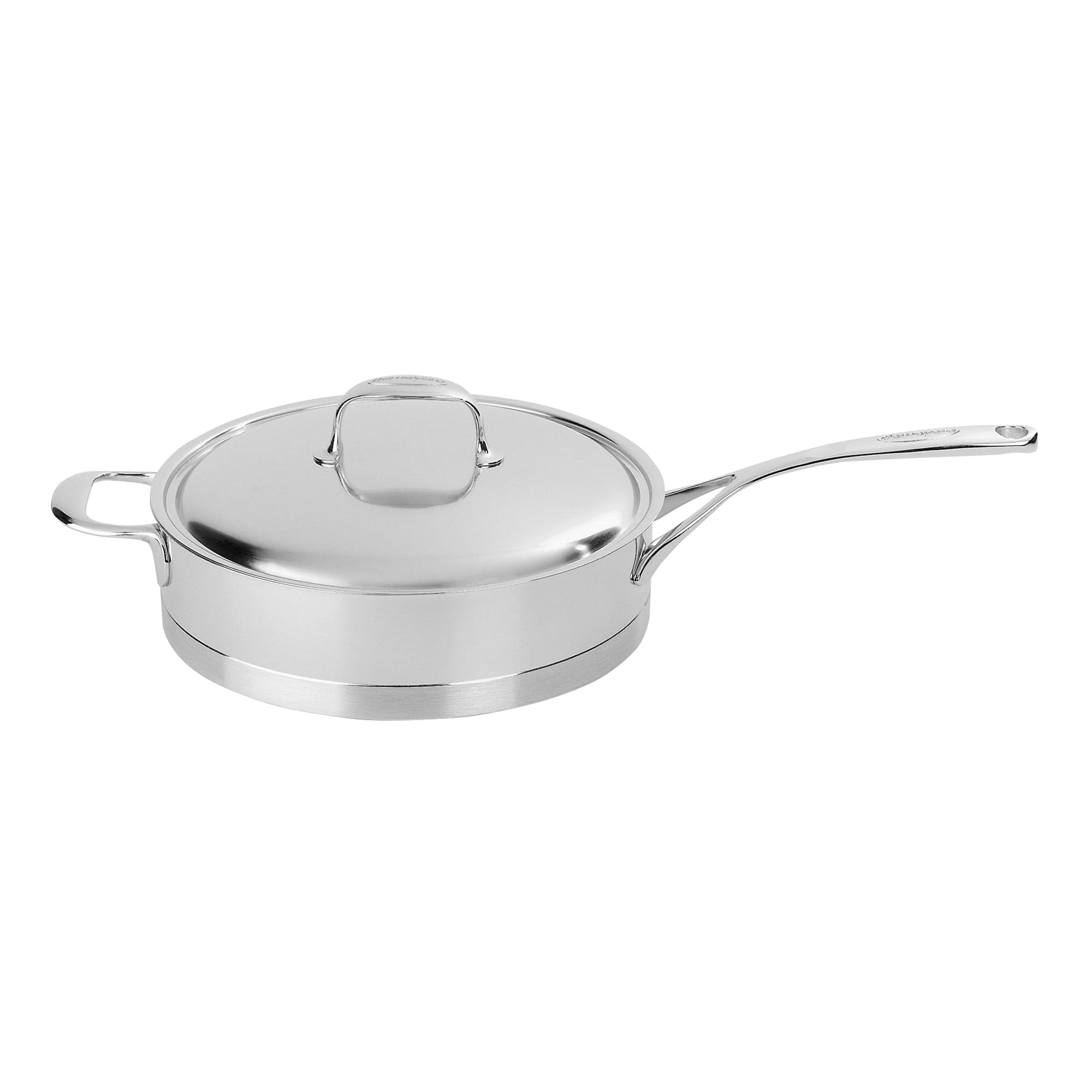 Demeyere Atlantis 3-qt Stainless Steel Saute Pan with Helper Handle