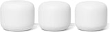Google Nest Wi-Fi AC2200 Mesh Router with Google Assistant, Smart Tech, 5400 Sq. Ft. Coverage Area, 3-Pack, Snow - Refurbished