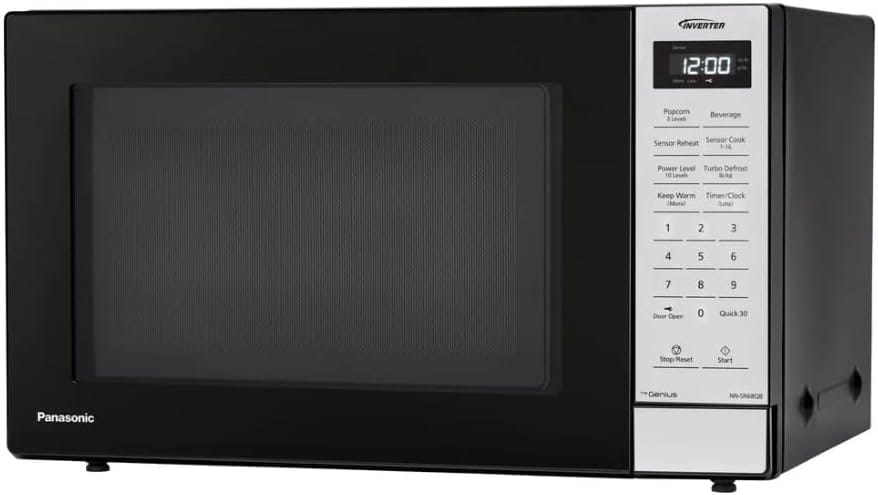 Panasonic 1.2 cu. ft. 1250W Inverter Microwave, Black - Certified Refurbished