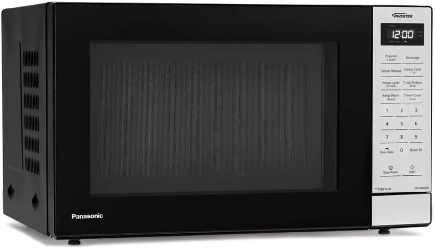 Panasonic 1.2 cu. ft. 1250W Inverter Microwave, Black - Certified Refurbished
