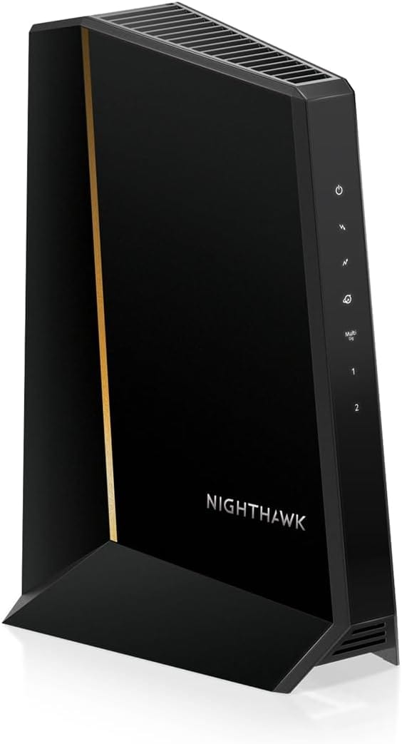 Netgear CM3000 Nighthawk DOCSIS 3.1 Mid/high-Split Cable Modem, Up to 2.5Gbps, Black - Certified Refurbished