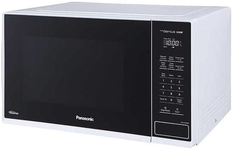 Panasonic Mid-Size 1.3 cu. ft. 1200W Inverter Technology Microwave Oven with Genius Sensor Cooking, White - Certified Refurbished