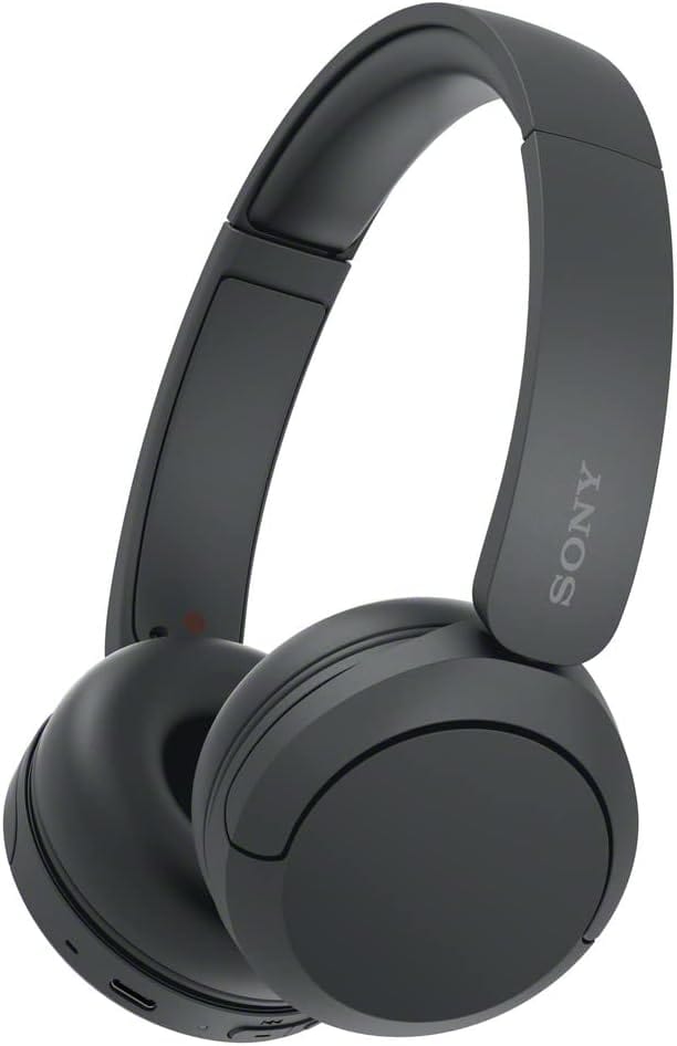 Sony Wireless Headphones with Microphone, Black