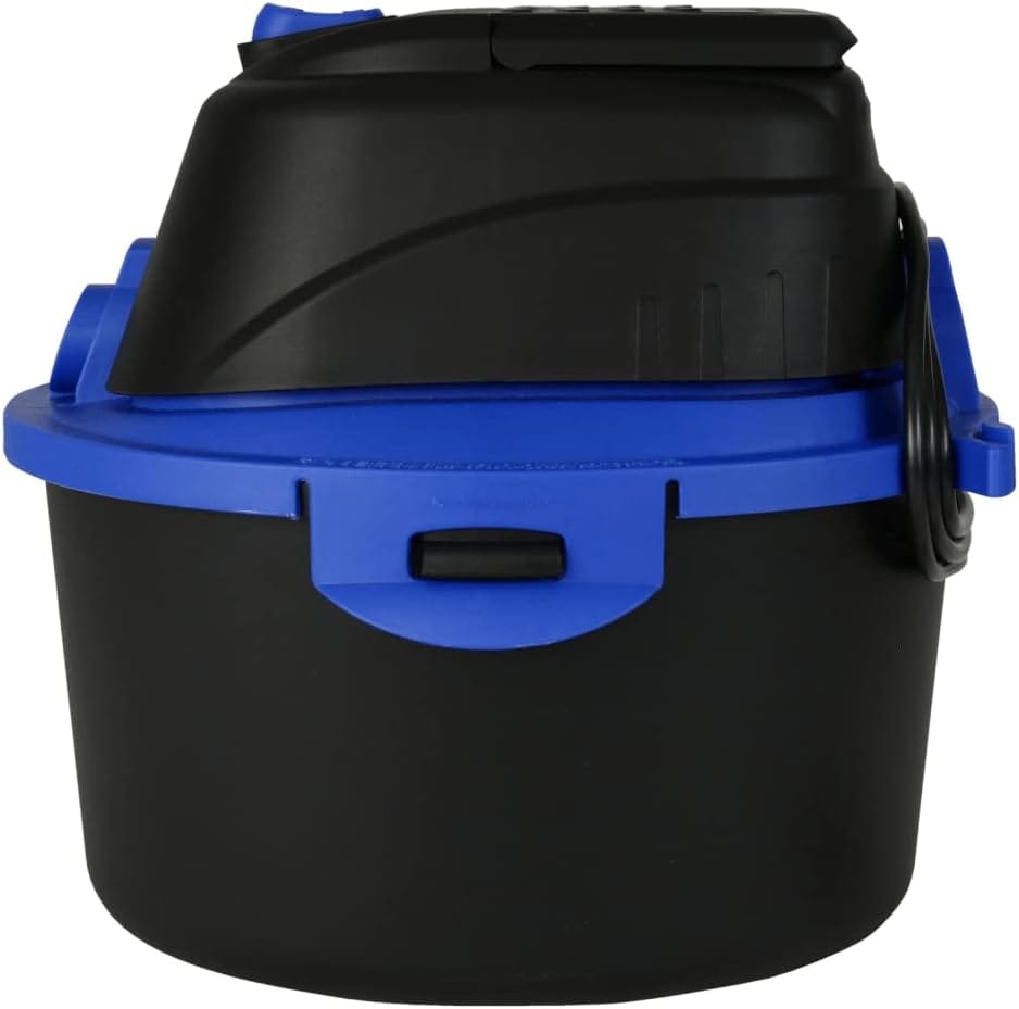 Koblenz WD 2.5 MA 2.5-Gallon Portable Wet/Dry Vacuum with Blower, Black and Blue