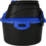 Koblenz WD 2.5 MA 2.5-Gallon Portable Wet/Dry Vacuum with Blower, Black and Blue
