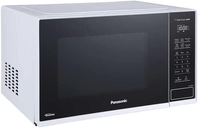 Panasonic Mid-Size 1.3 cu. ft. 1200W Inverter Technology Microwave Oven with Genius Sensor Cooking, White - Certified Refurbished
