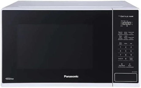 Panasonic Mid-Size 1.3 cu. ft. 1200W Inverter Technology Microwave Oven with Genius Sensor Cooking, White - Certified Refurbished