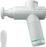 Hypervolt Go 2 Massage Gun, Quiet Glide Tech, 3 Speeds, 2 Heads, Relieves Sore Muscles and Stiffness, FSA and HSA Eligible, Arctic Grey