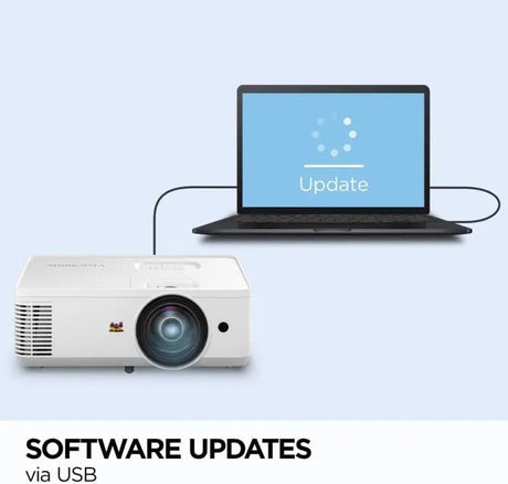 ViewSonic 4000 Lumens WXGA Short Throw Projector - Certified Refurbished