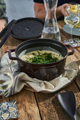 Staub Cast Iron 4-qt Round Cocotte, Dutch Oven - Grenadine