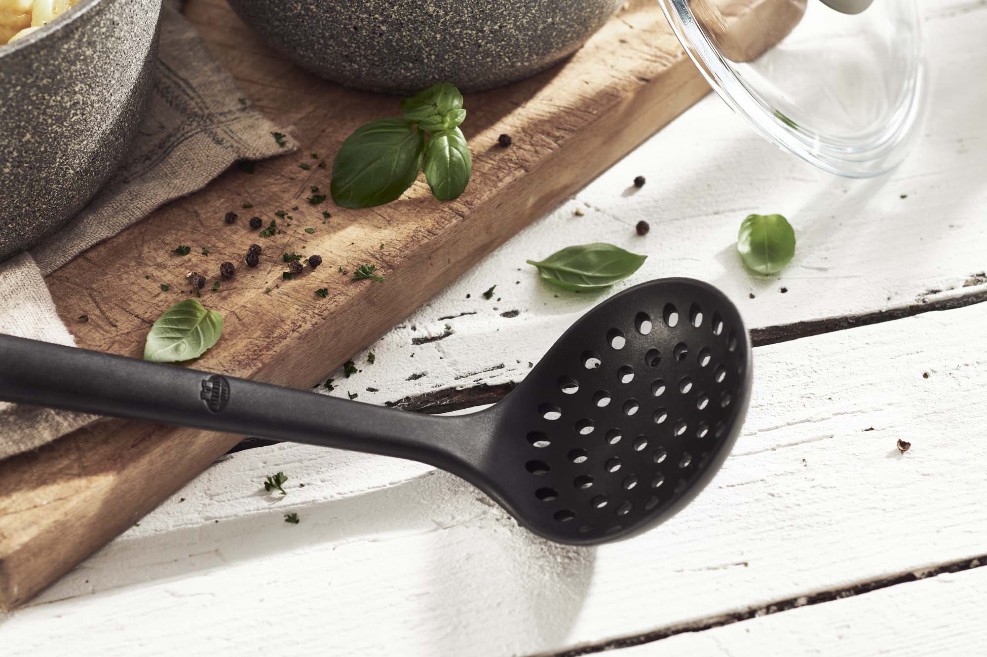 Ballarini Nero Silicone Skimming Ladle