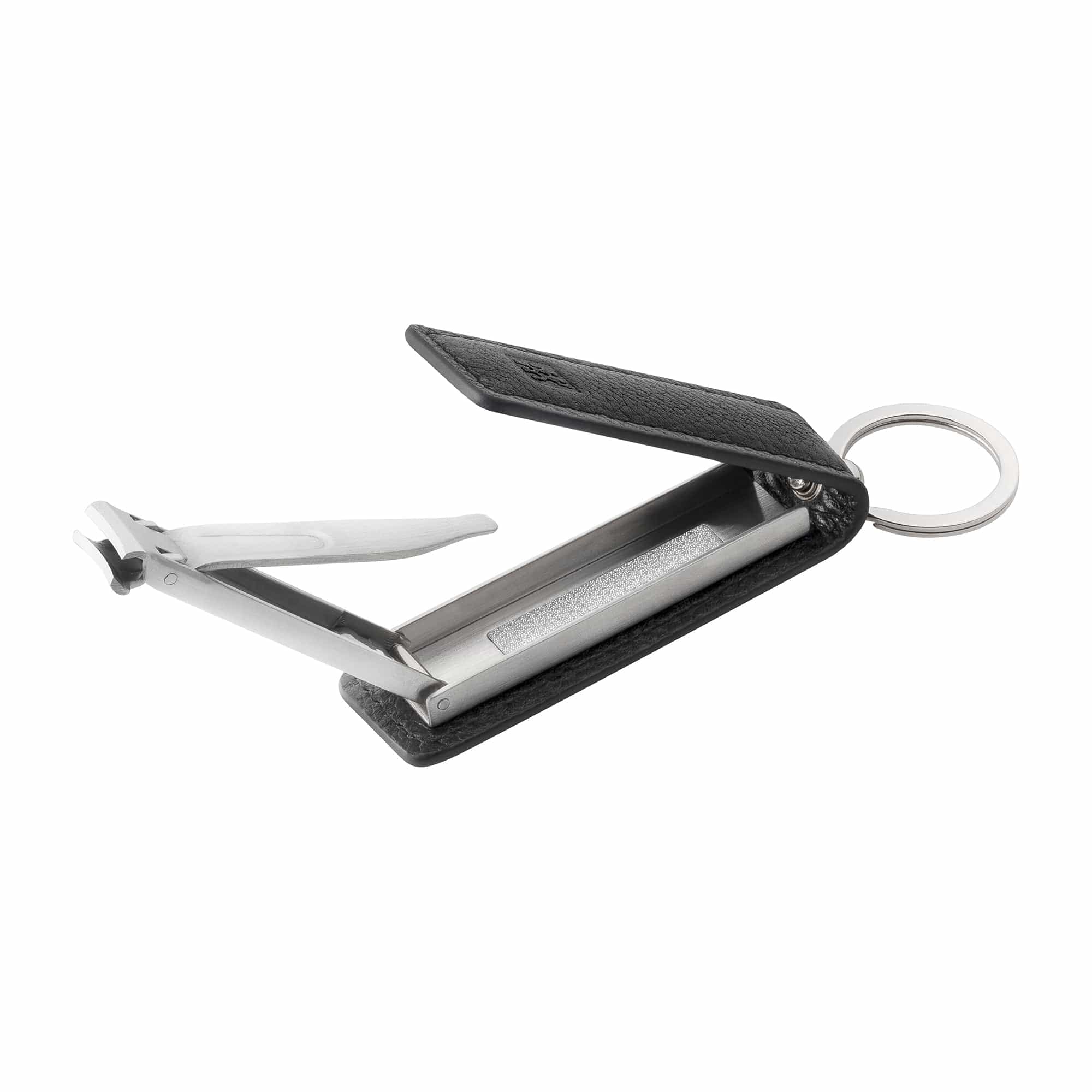 Zwilling Beauty Twinox Key Fob Nail Clippers, Sharp and Smooth Cutting Edge, Durable Stainless Steel Nail Trimmer, Black