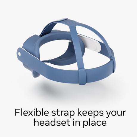 Meta Quest 3 Facial Interface & Head Strap (Elemental Blue)