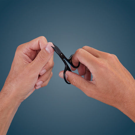 Zwilling Beauty Twinox Mens 2-in-1 Nail & Cuticle Scissors - Black Matte