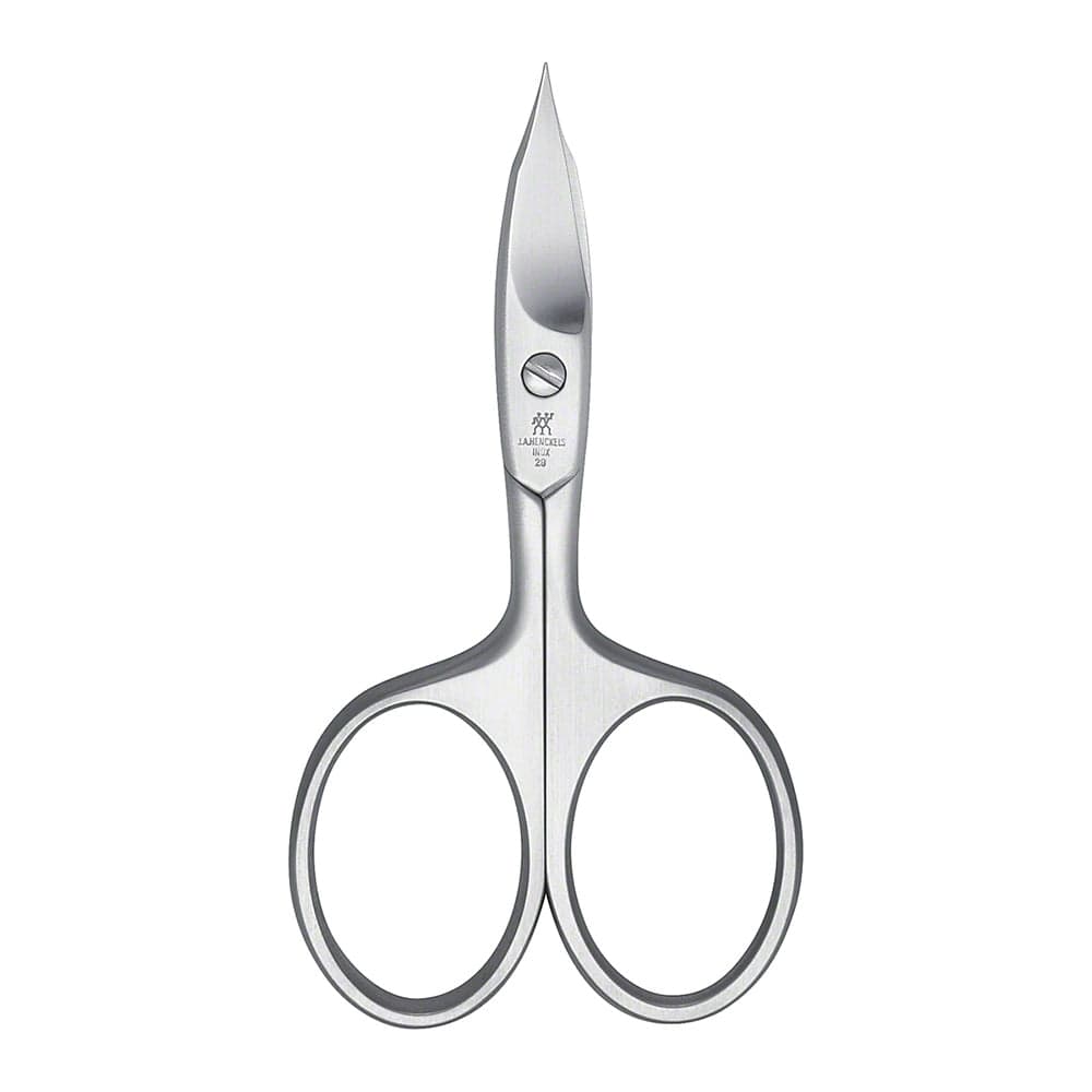 Zwilling Beauty Twinox Nail Scissors and Cuticle Scissors, 2-in-1 Scissors for Precise Cutting, Durable Stainless Steel Manicure Scissors, Matte, Premium Nail Care, 90 mm