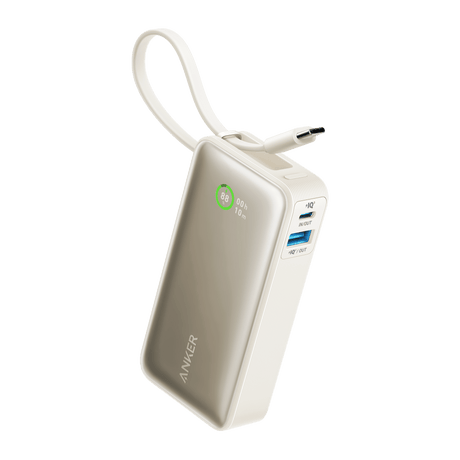 Anker Nano Power Bank (30W, Built-In USB-C Cable)