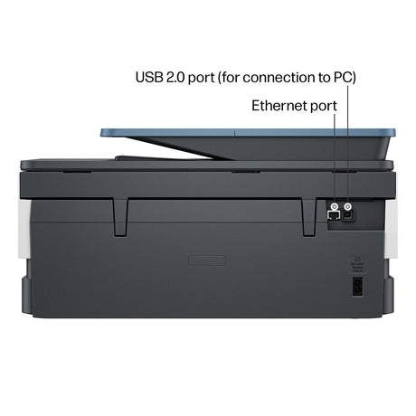 HP OfficeJet Pro 8128e Wireless All-in-One Color Inkjet Printer, Print, Scan, Copy, Fax, Duplex, ADF - Certified Refurbished