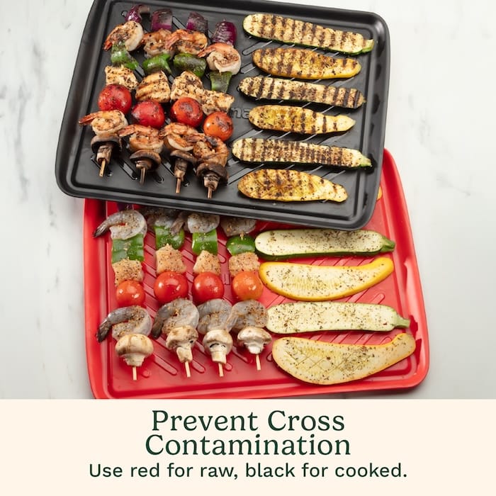 Cuisinart Grilling Prep and Serve Melamine Trays, Large
