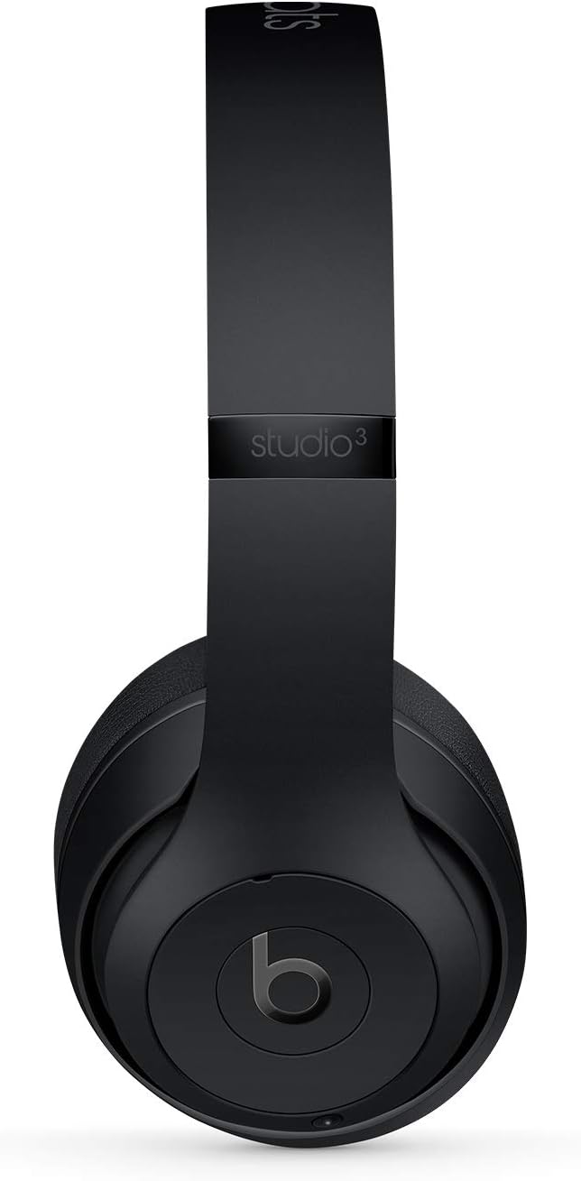 Beats Studio3 Wireless Noise-Cancelling Over-Ear Headphones, Matte Black