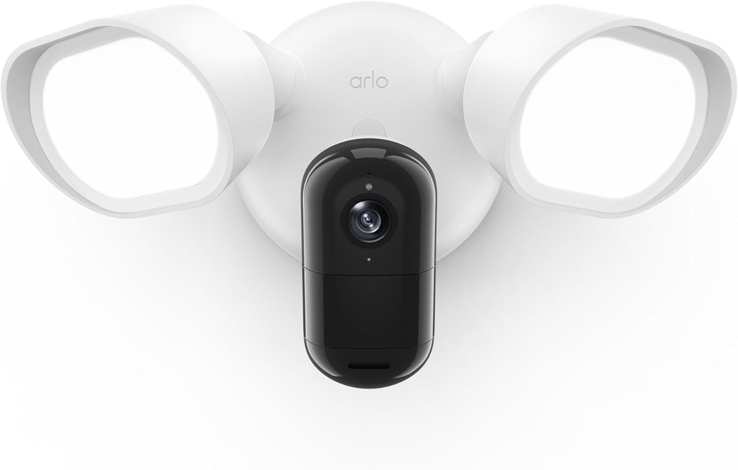 Arlo Wired Floodlight Security Camera, White - Certified Refurbished