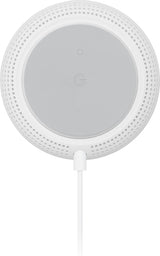 Google Nest Wi-Fi AC2200 Mesh Router with Google Assistant, Smart Tech, 3800 Sq. Ft. Coverage Area, 2-Pack, Snow - Refurbished