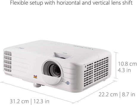ViewSonic 4K UHD 3200 Lumens 240Hz 4.2ms Home Theater Projector, White - Certified Refurbished