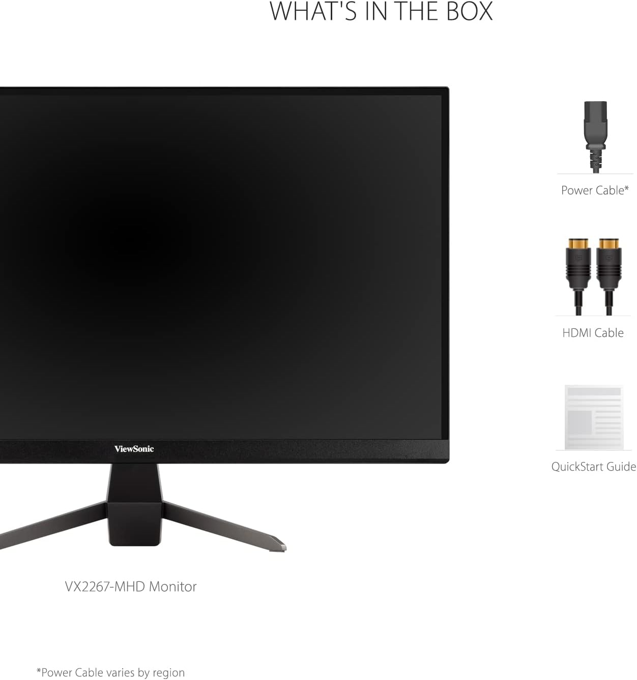 ViewSonic 22 Inch 1080p Gaming Monitor with 100Hz - Certified Refurbished