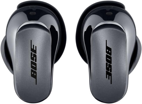 Bose QuietComfort Ultra Wireless Earbuds, Spatial Audio, Active Noise Cancellation, Deep Bass, Up to 6 Hours of Playtime, Black