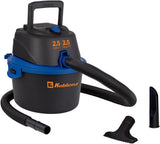 Koblenz WD 2.5 MA 2.5-Gallon Portable Wet/Dry Vacuum with Blower, Black and Blue