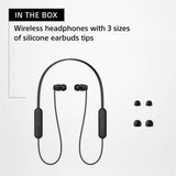 Sony Wireless In-Ear Headphones, Black