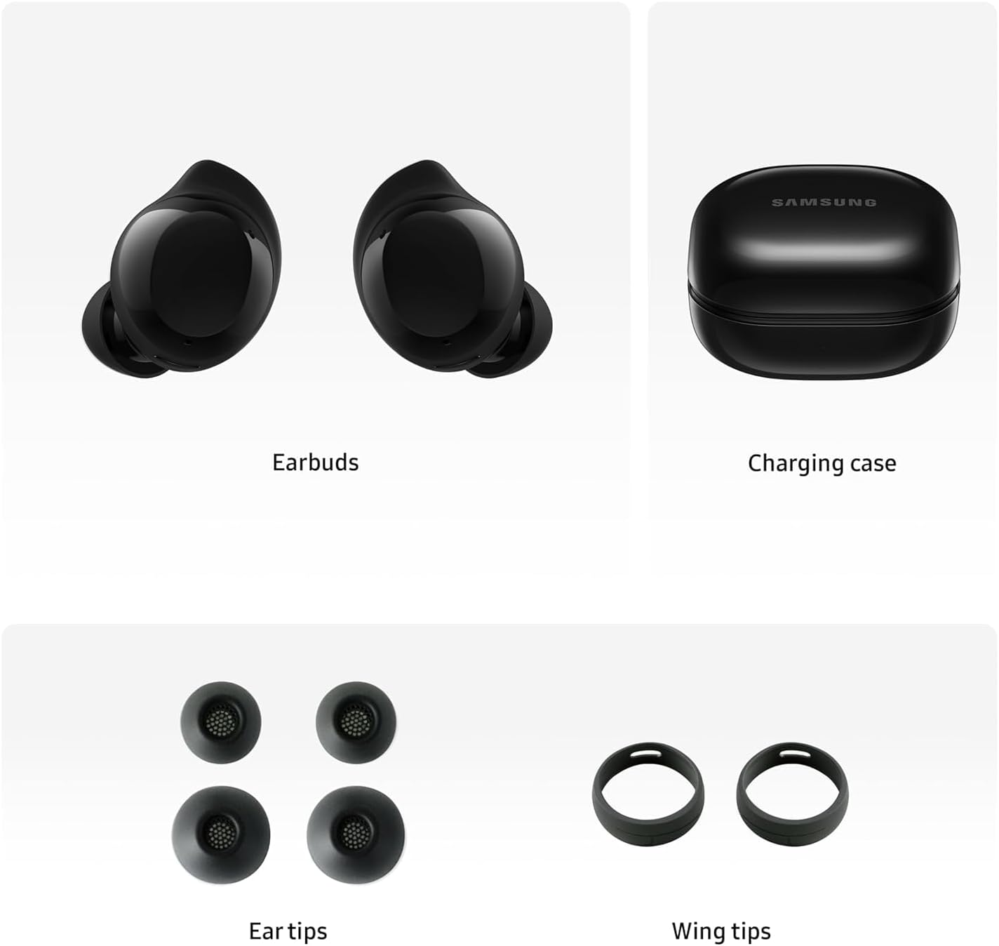 Samsung Galaxy Buds Core SM-R410 (2025), Bluetooth 5.4, Active Noise Cancelation, up to 35h Continuous Music Playblack, Black