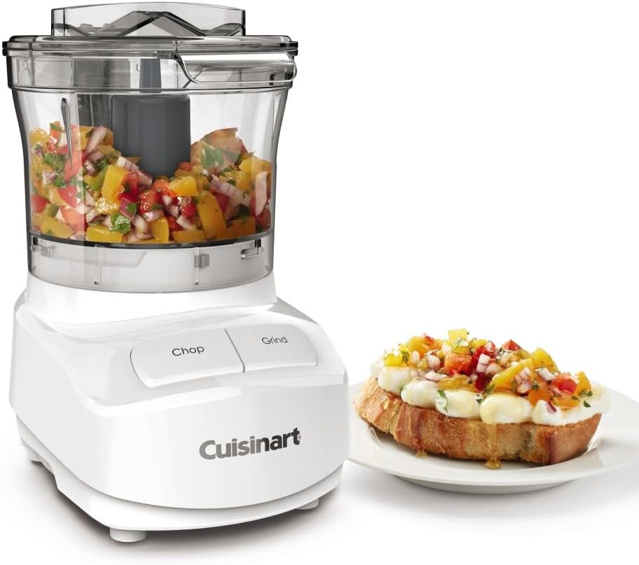 Cuisinart 3-Cup Mini Chopper, CCH-3, White - Certified Refurbished