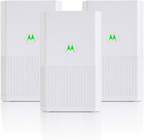 Motorola Mesh WiFi System, 3-Pack, AC2200 Tri-Band, 9,000 sq ft Coverage, Router + 2 Satellites, Parental Controls, Easy Setup