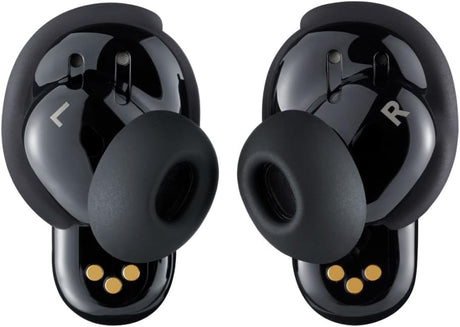 Bose QuietComfort Ultra Wireless Earbuds, Spatial Audio, Active Noise Cancellation, Deep Bass, Up to 6 Hours of Playtime, Black