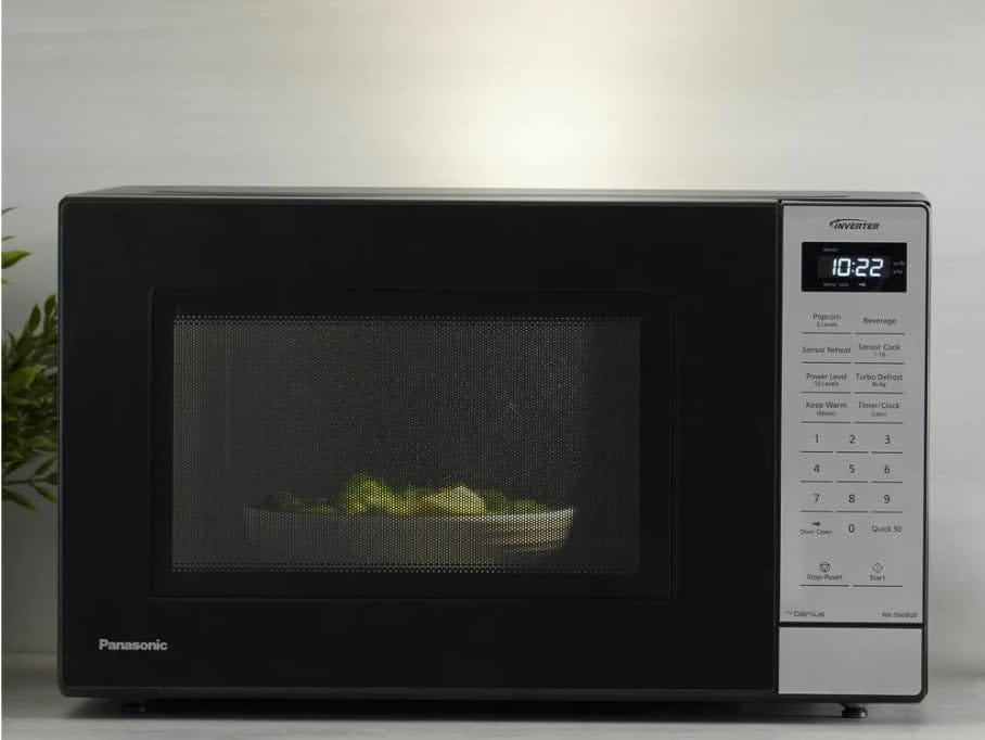 Panasonic 1.2 cu. ft. 1250W Inverter Microwave, Black - Certified Refurbished