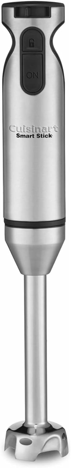 Cuisinart Stainless Steel Smart Stick Variable-Speed Hand Blender with 3-Piece Accessory Set - Certified Refurbished