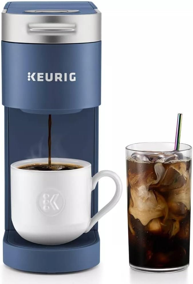 Keurig K-Iced Plus Single Serve Coffee Maker, Blue - Certified Refurbished