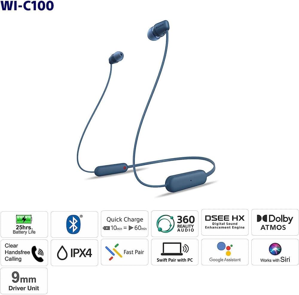 Sony Wireless In-Ear Headphones, White