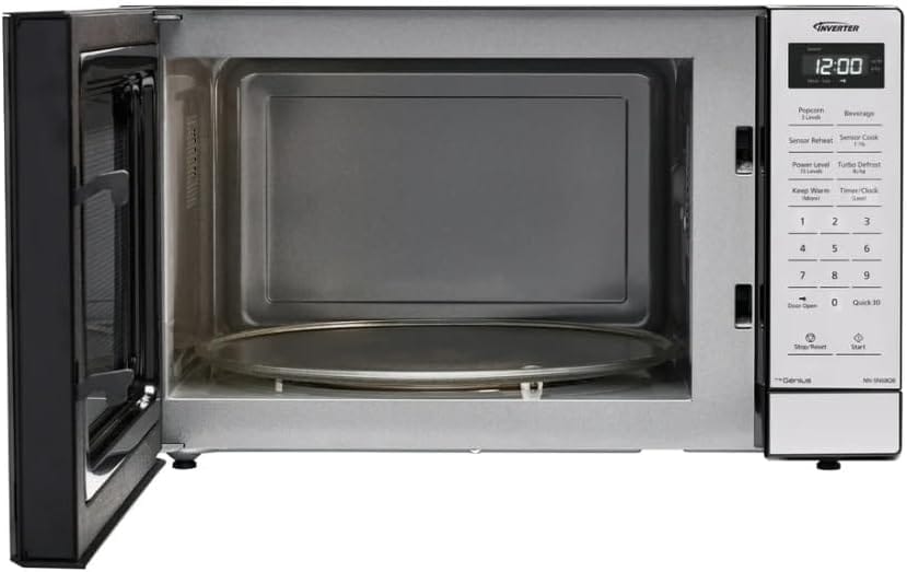 Panasonic 1.2 cu. ft. 1250W Inverter Microwave, Black - Certified Refurbished