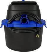 Koblenz WD 2.5 MA 2.5-Gallon Portable Wet/Dry Vacuum with Blower, Black and Blue