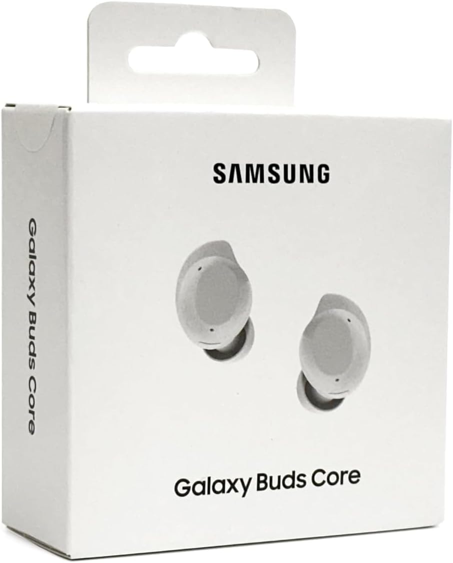 Samsung Galaxy Buds Core SM-R410 (2025), Bluetooth 5.4, Active Noise Cancelation, up to 35h Continuous Music Playblack, White
