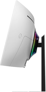 Samsung 49" Odyssey G9 Series Dual QHD OLED Curved Gaming Monitor, Smart Features, 240 Hz, 0.03ms, Silver