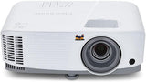 ViewSonic 4000 Lumens XGA HDMI Short Throw Projector, White - Certified Refurbished